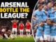 Arsenal’s Premier League title hopes suffered a major blow this weekend